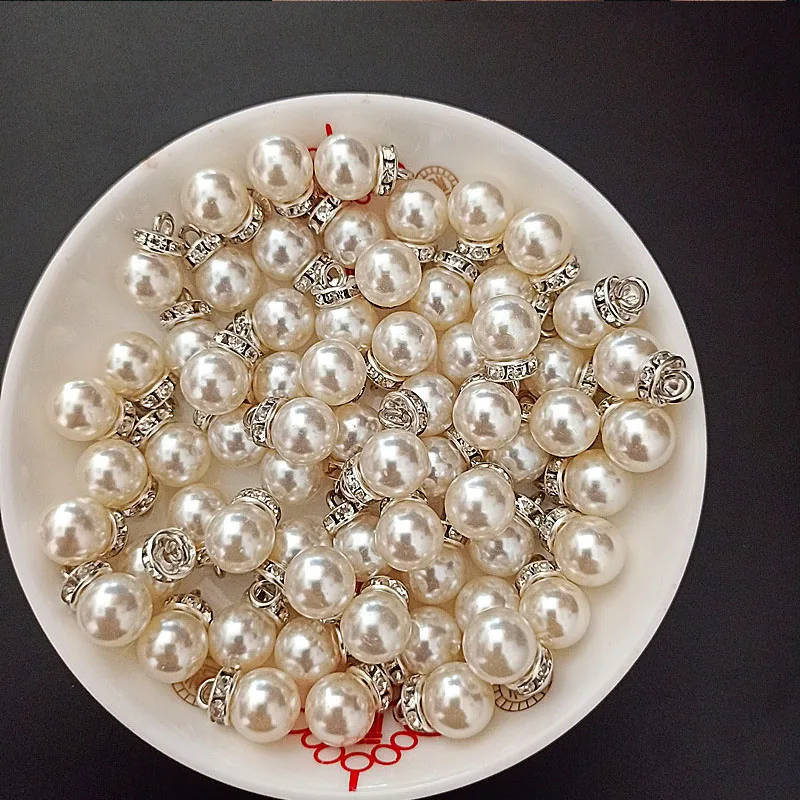 30Pcs Round Pearl Diamond Pend - Resin Art Gift For Anniversary บทวิจารณ์และราคา
