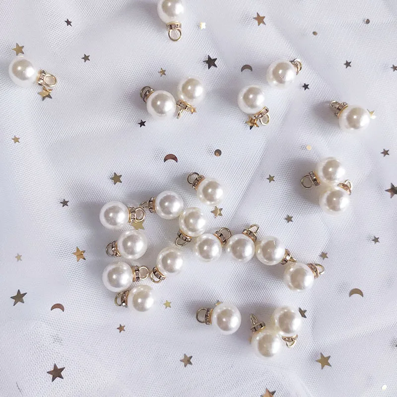 30Pcs Round Pearl Diamond Pend - Resin Art Gift For Anniversary บทวิจารณ์และราคา