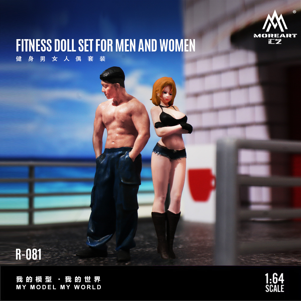 More Art 1:64 Fitness Male and - Resin Art Decor บทวิจารณ์และราคา