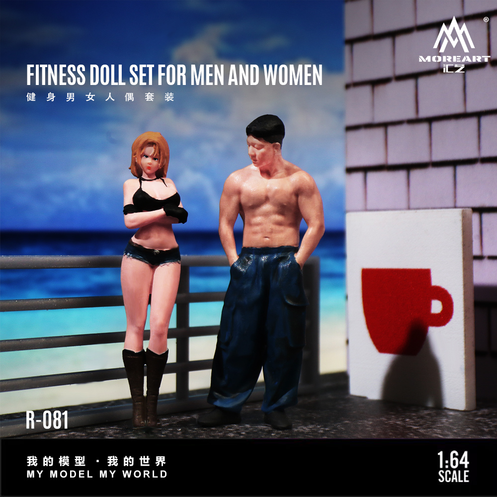 More Art 1:64 Fitness Male and - Resin Art Decor บทวิจารณ์และราคา