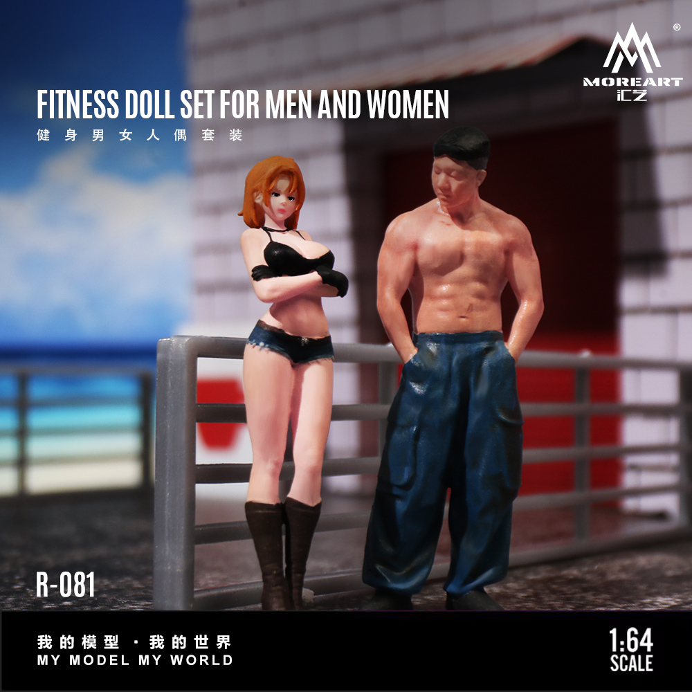 More Art 1:64 Fitness Male and - Resin Art Decor บทวิจารณ์และราคา