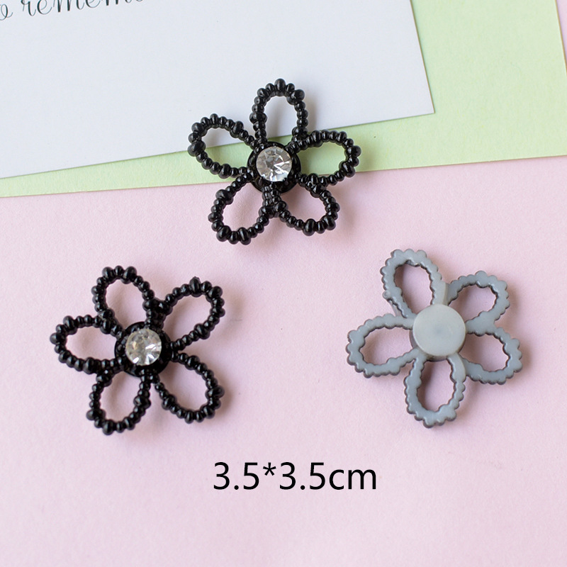 WFFNNKC 10-20Pcs Sweet Flowers - Resin Art Earrings Material บทวิจารณ์และราคา