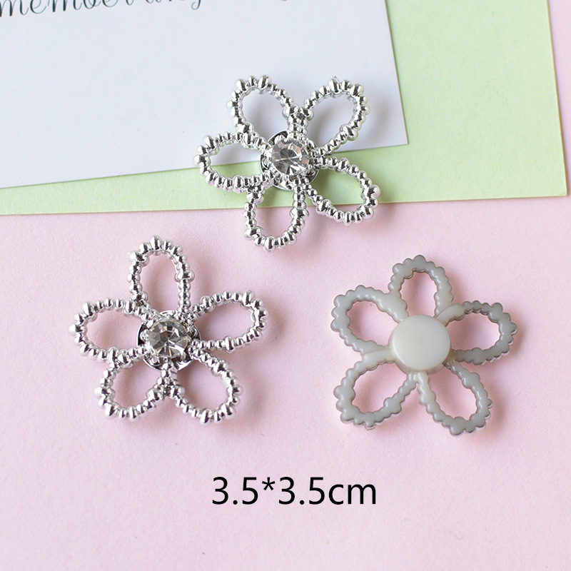 WFFNNKC 10-20Pcs Sweet Flowers - Resin Art Earrings Material บทวิจารณ์และราคา