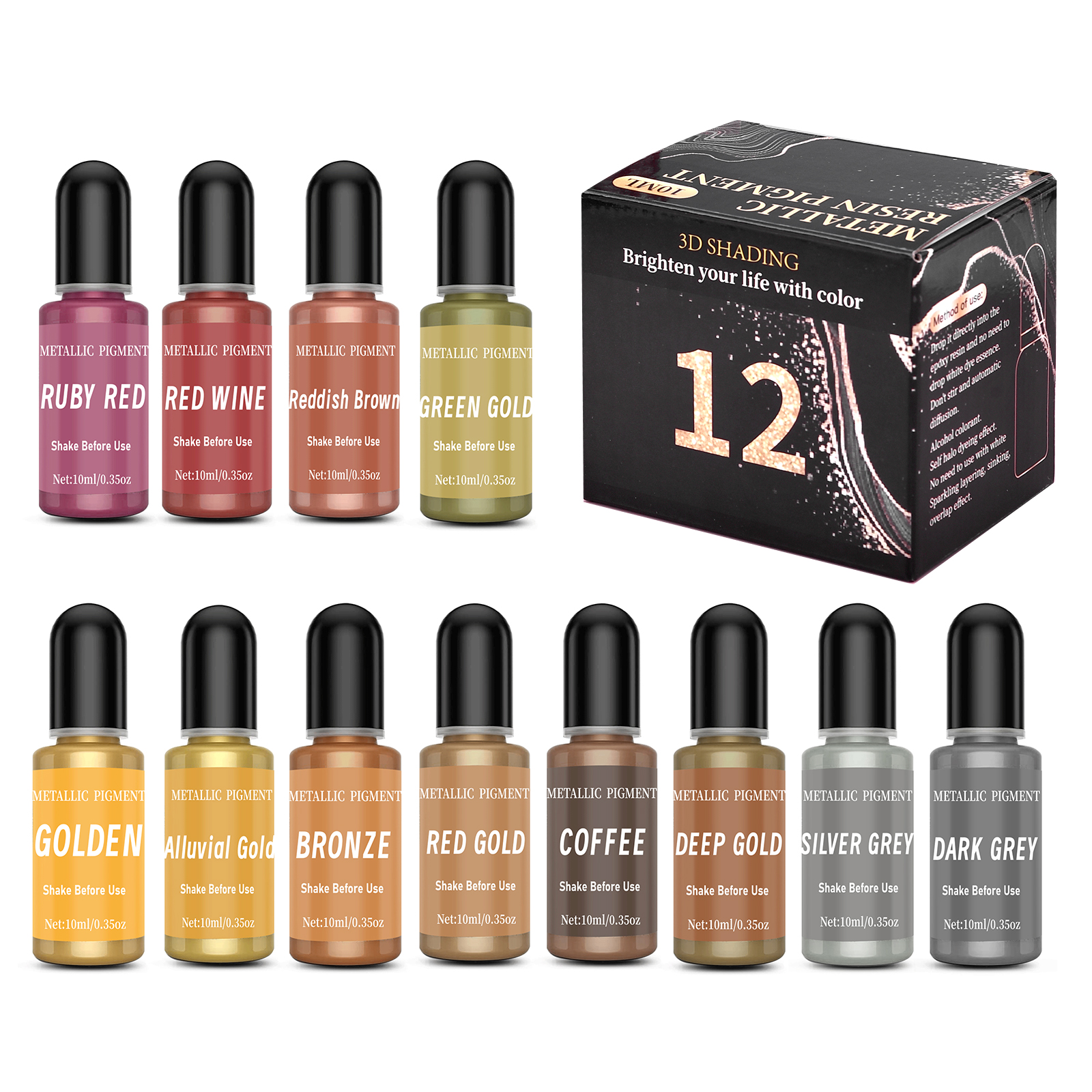 1set Art Ink Alcohol Epoxy Res - Resin Art Alcohol Ink บทวิจารณ์และราคา