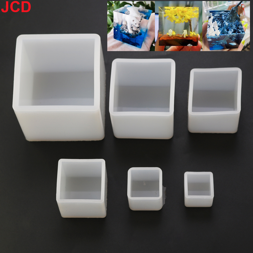 JCD 1pcs DIY Silicone Pendant  - Resin Art Cube บทวิจารณ์และราคา