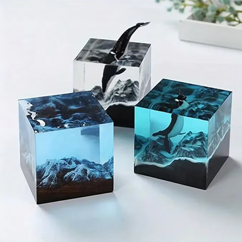 Cube Resin Mold, Clear Silicon - Resin Art Cube บทวิจารณ์และราคา