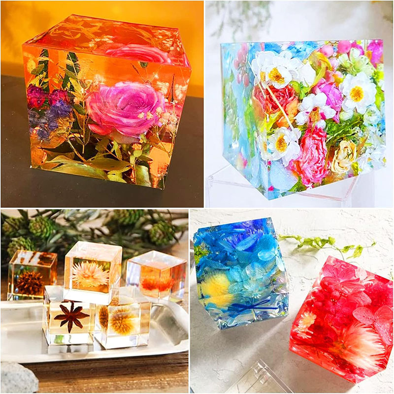 Cube Resin Mold, Clear Silicon - Resin Art Cube บทวิจารณ์และราคา