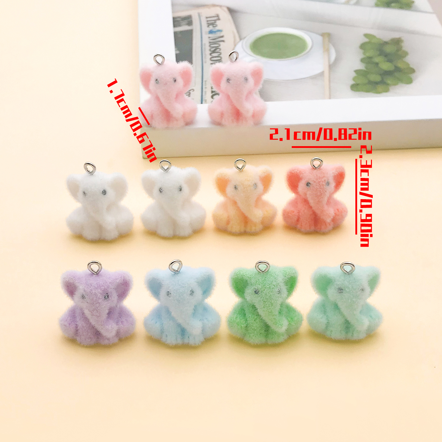 2/10pcs Resin Flocking Cute Li - Resin Art Calligraphy บทวิจารณ์และราคา