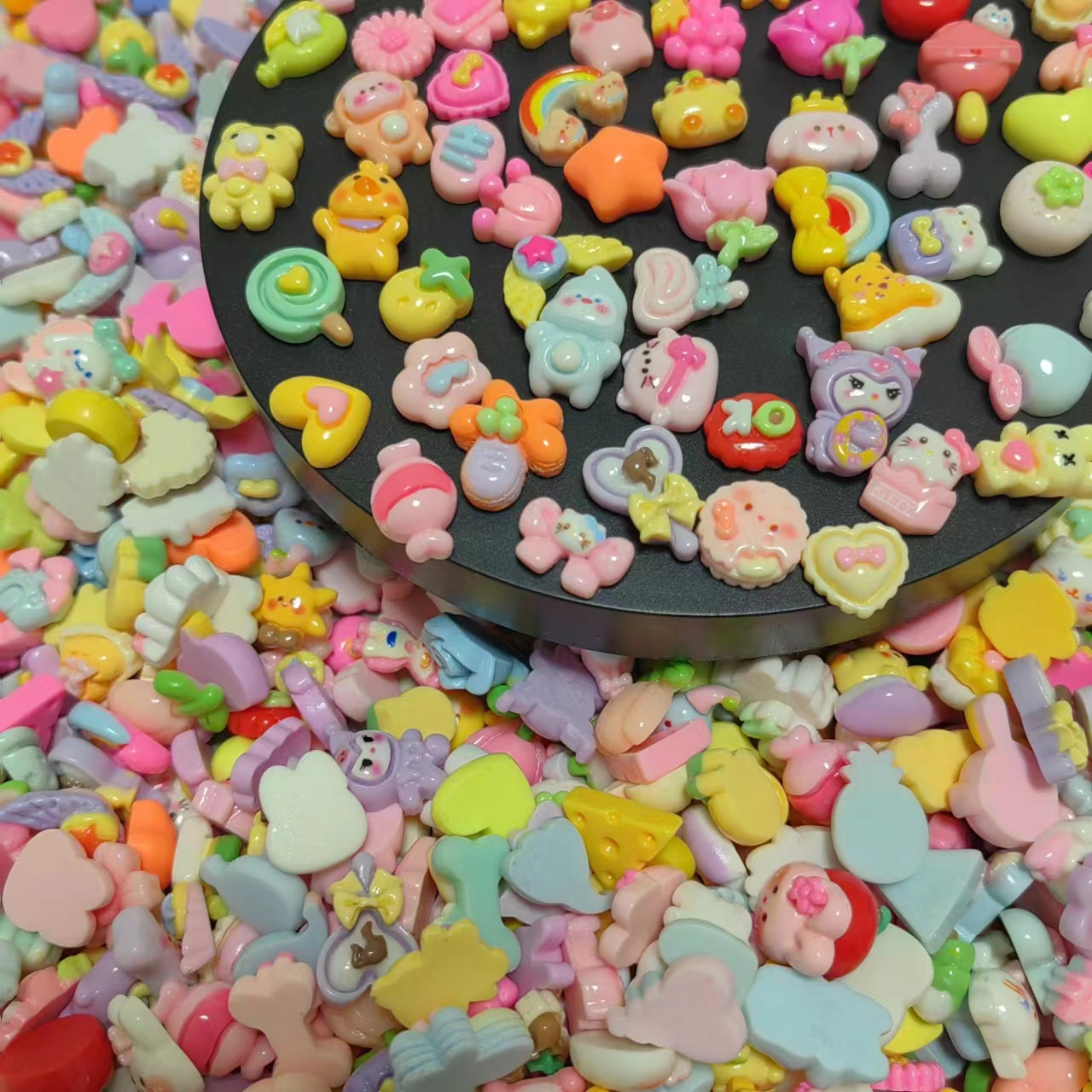 30/60Pcs Cute Resin Sweet Cand - Resin Art Earrings Material บทวิจารณ์และราคา