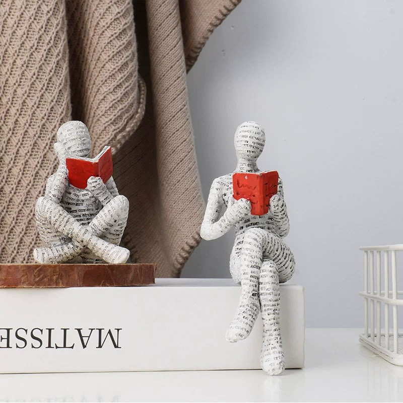 1pc Creative Reading Paper Pul - Resin Art Gift For Anniversary บทวิจารณ์และราคา