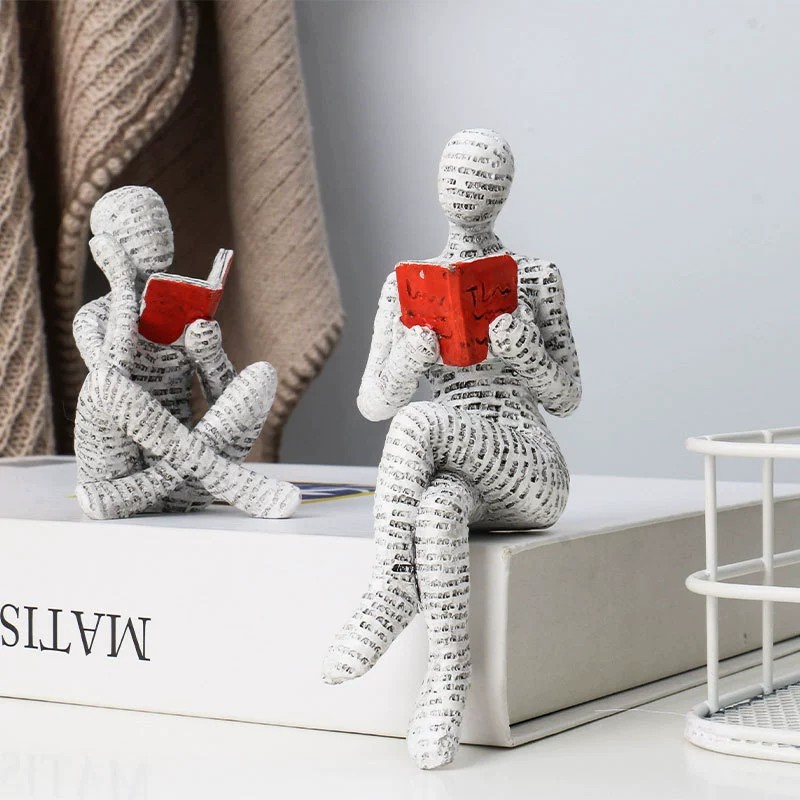 1pc Creative Reading Paper Pul - Resin Art Gift For Anniversary บทวิจารณ์และราคา