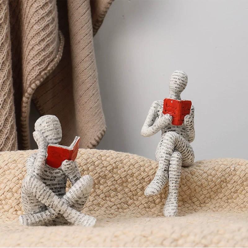 1pc Creative Reading Paper Pul - Resin Art Gift For Anniversary บทวิจารณ์และราคา
