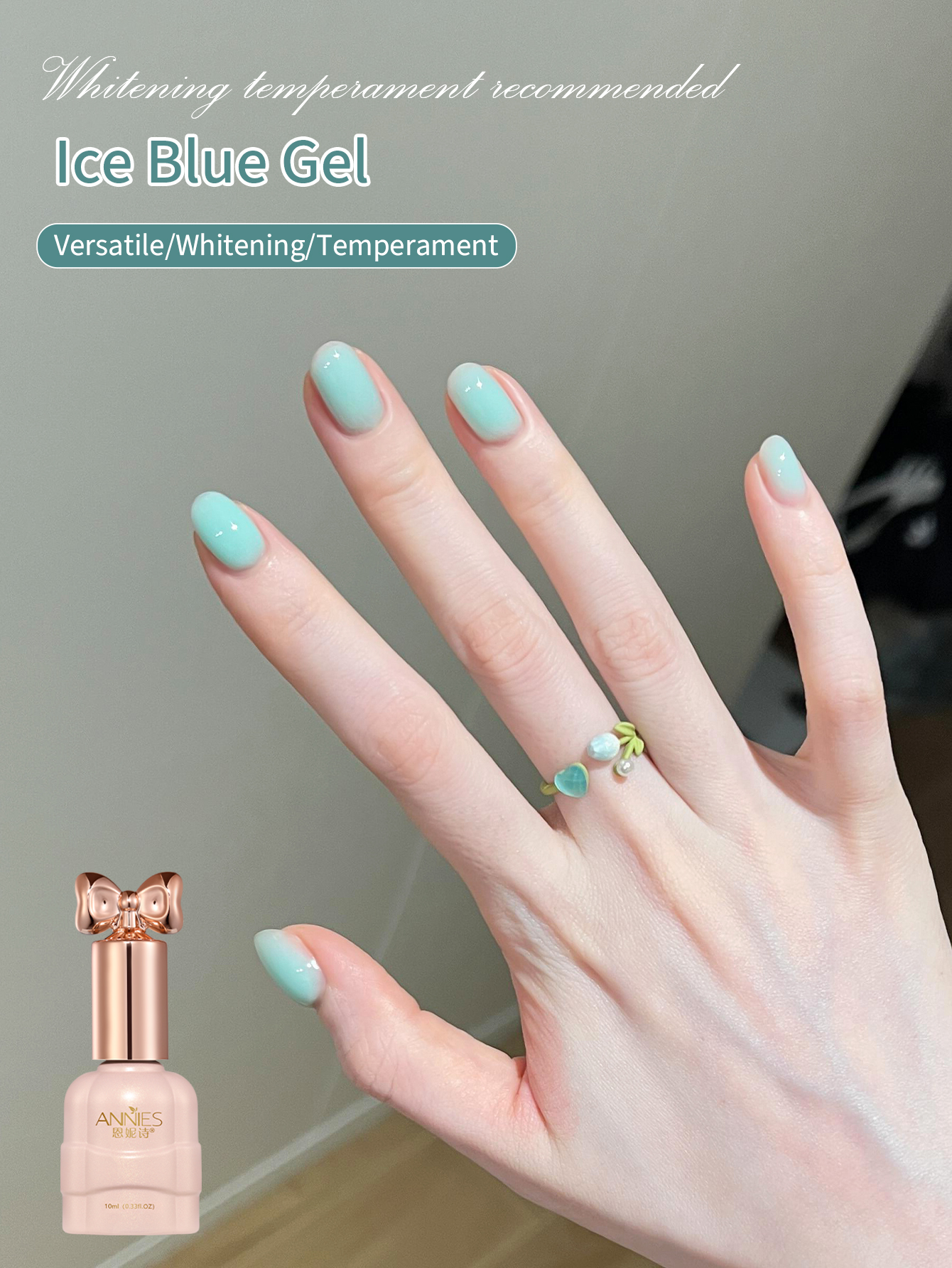 10ml Ice Cube Blue Gel Polish  - Resin Art Cube บทวิจารณ์และราคา