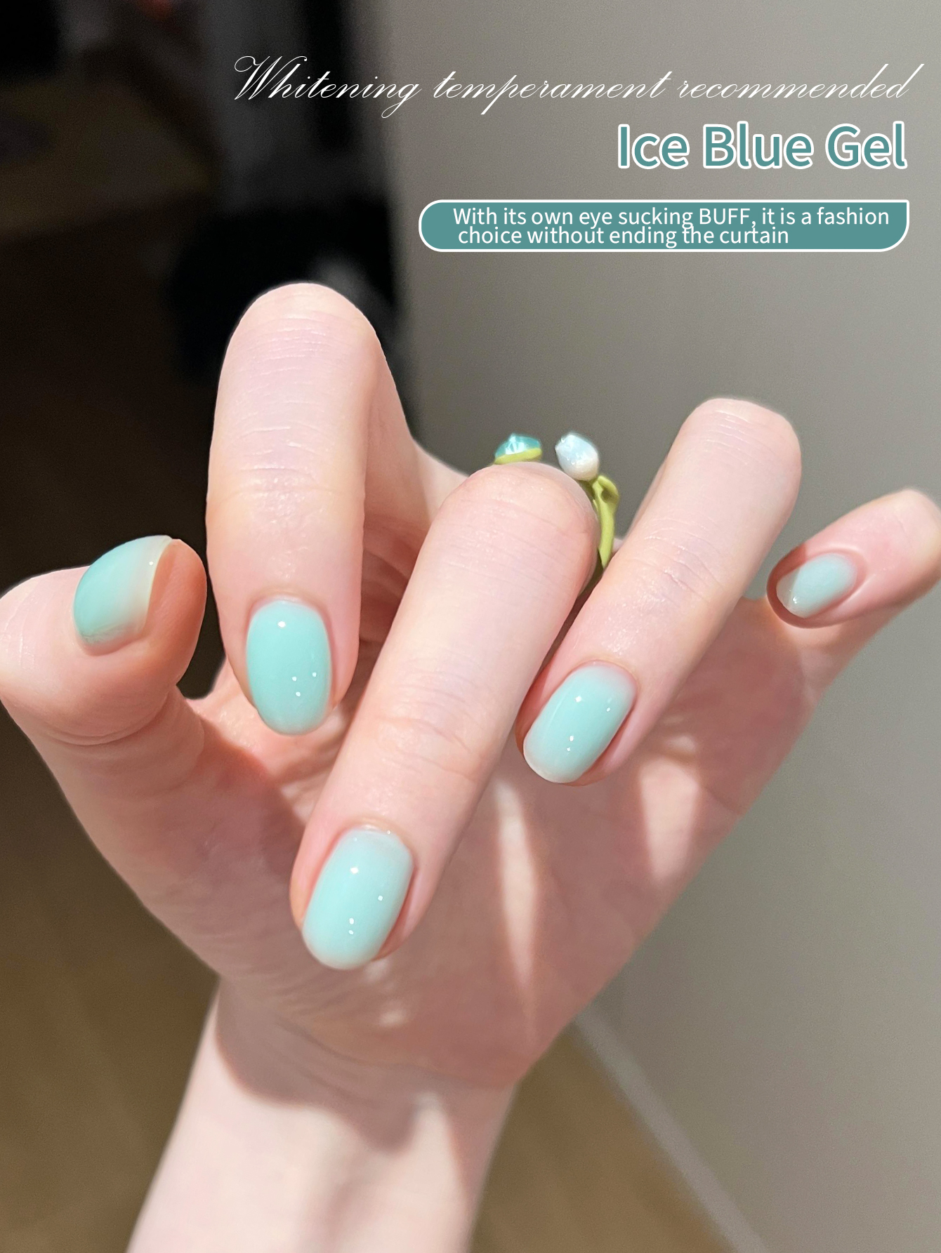 10ml Ice Cube Blue Gel Polish  - Resin Art Cube บทวิจารณ์และราคา