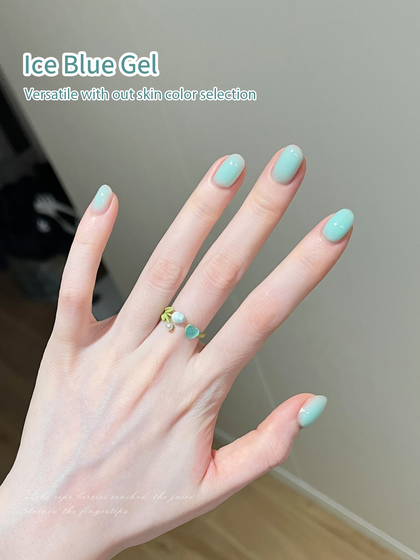 10ml Ice Cube Blue Gel Polish  - Resin Art Cube บทวิจารณ์และราคา