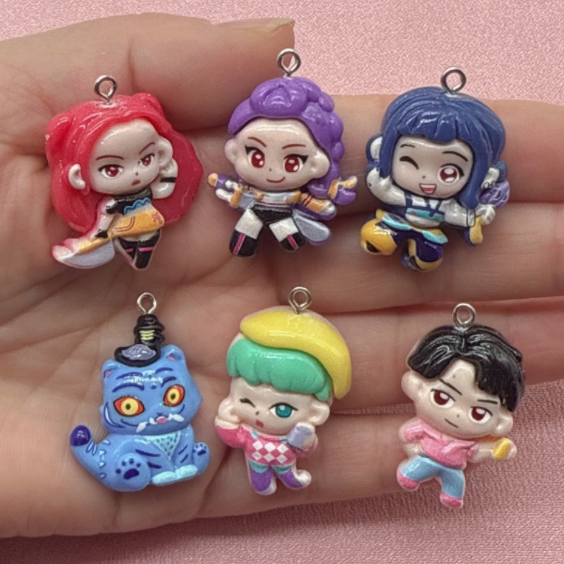 10pcs resin cartoon pendant, D - Resin Art Calligraphy บทวิจารณ์และราคา