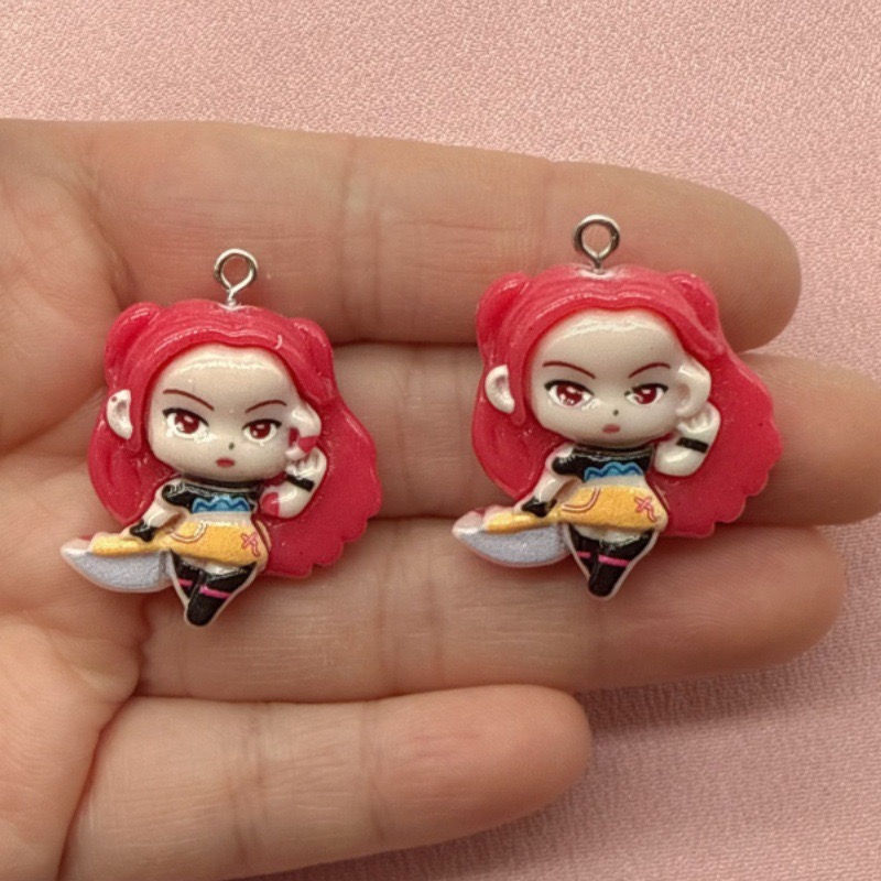 10pcs resin cartoon pendant, D - Resin Art Calligraphy บทวิจารณ์และราคา