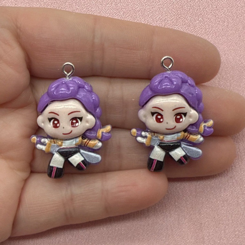 10pcs resin cartoon pendant, D - Resin Art Calligraphy บทวิจารณ์และราคา