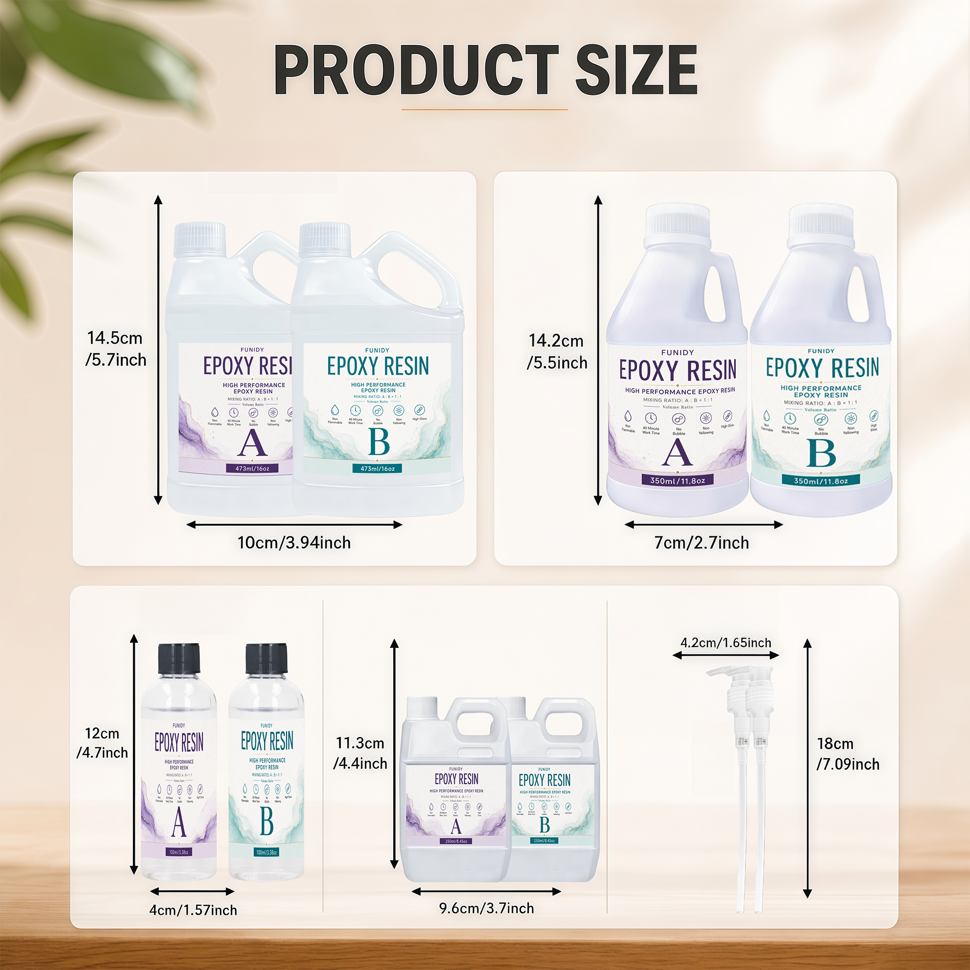 Epoxy Resin Kit - for Table To - Resin Art Alcohol Ink บทวิจารณ์และราคา