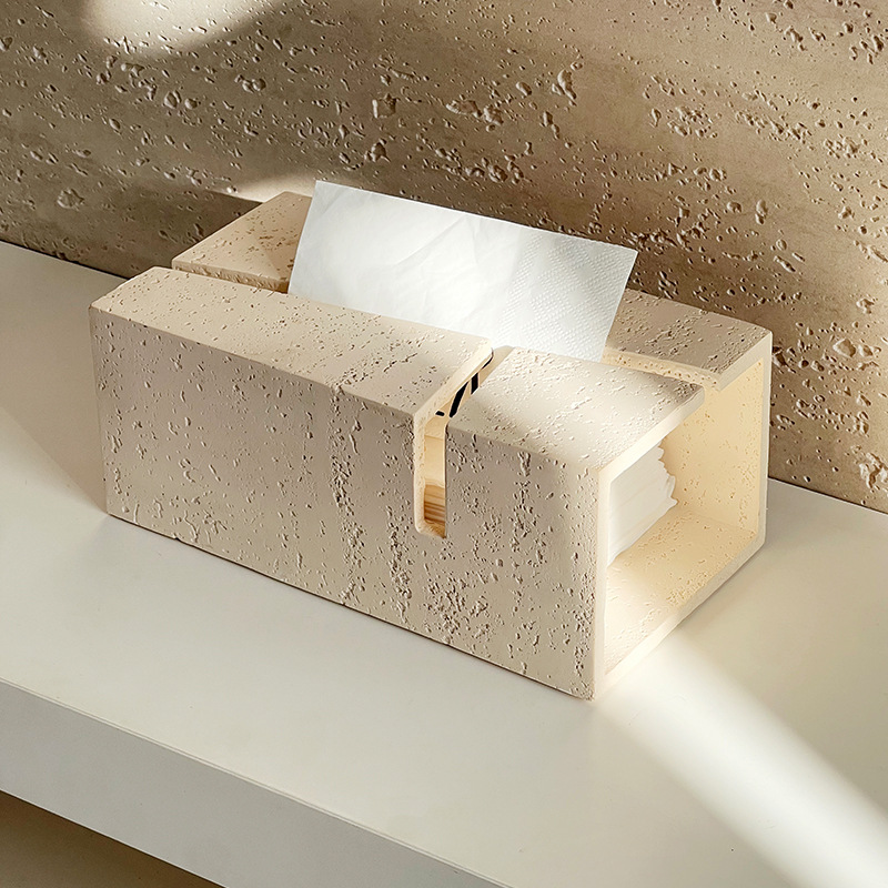Luxury Geometric Stone Tissue  - Resin Art Aesthetic บทวิจารณ์และราคา