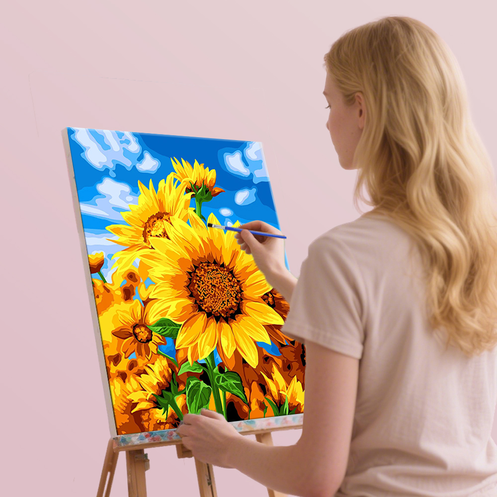 HUACAN Diy Oil Painting By Num - Resin Art On Canvas บทวิจารณ์และราคา