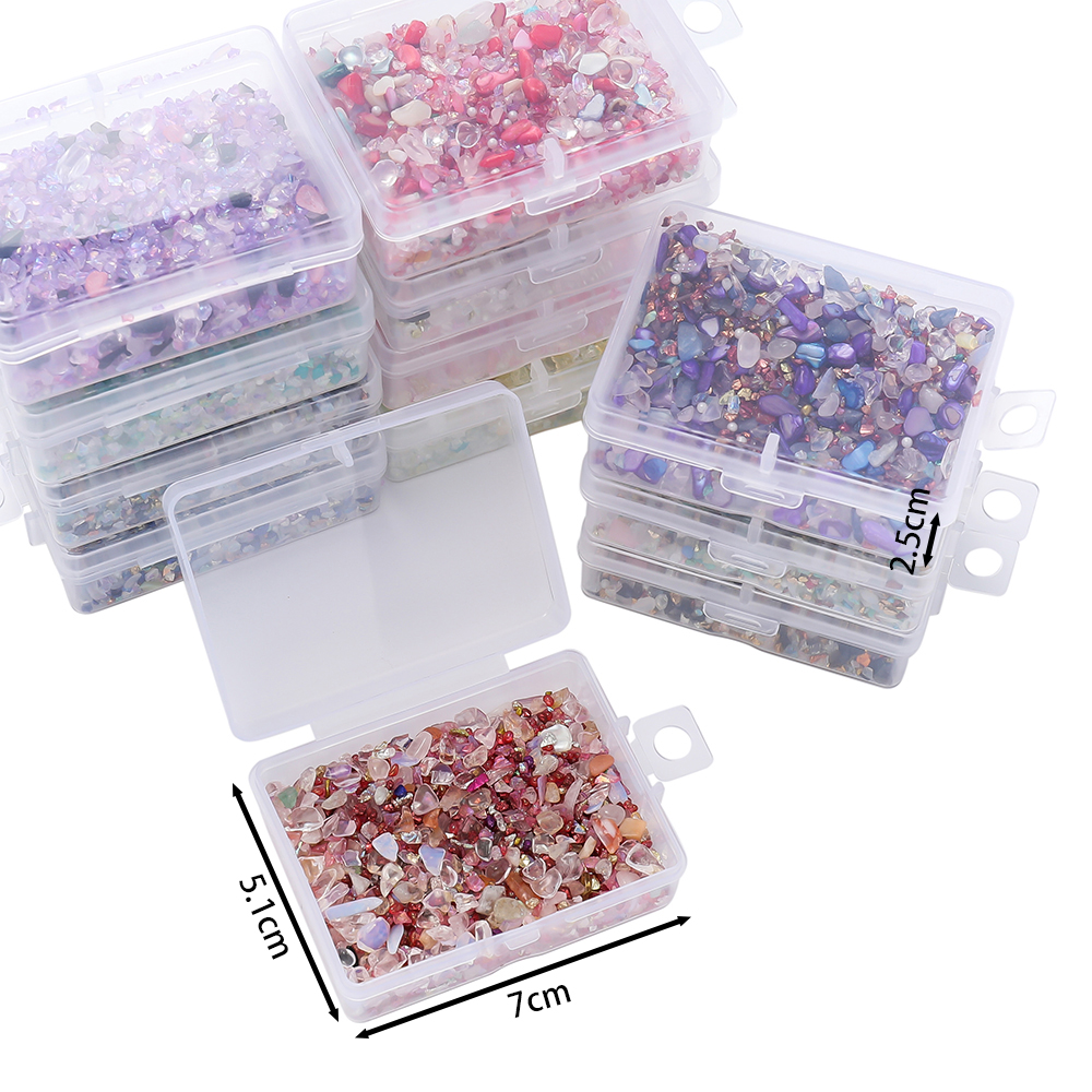 50g/Box Mixed Glass Crystal Cr - Resin Art And Jewelry บทวิจารณ์และราคา
