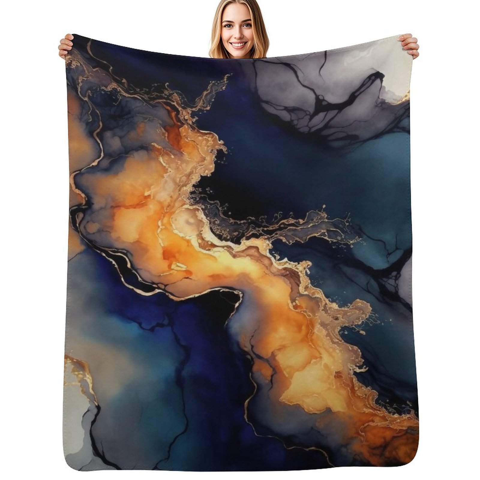 Volcanic Waves - Abstract Alco - Resin Art Alcohol Ink บทวิจารณ์และราคา