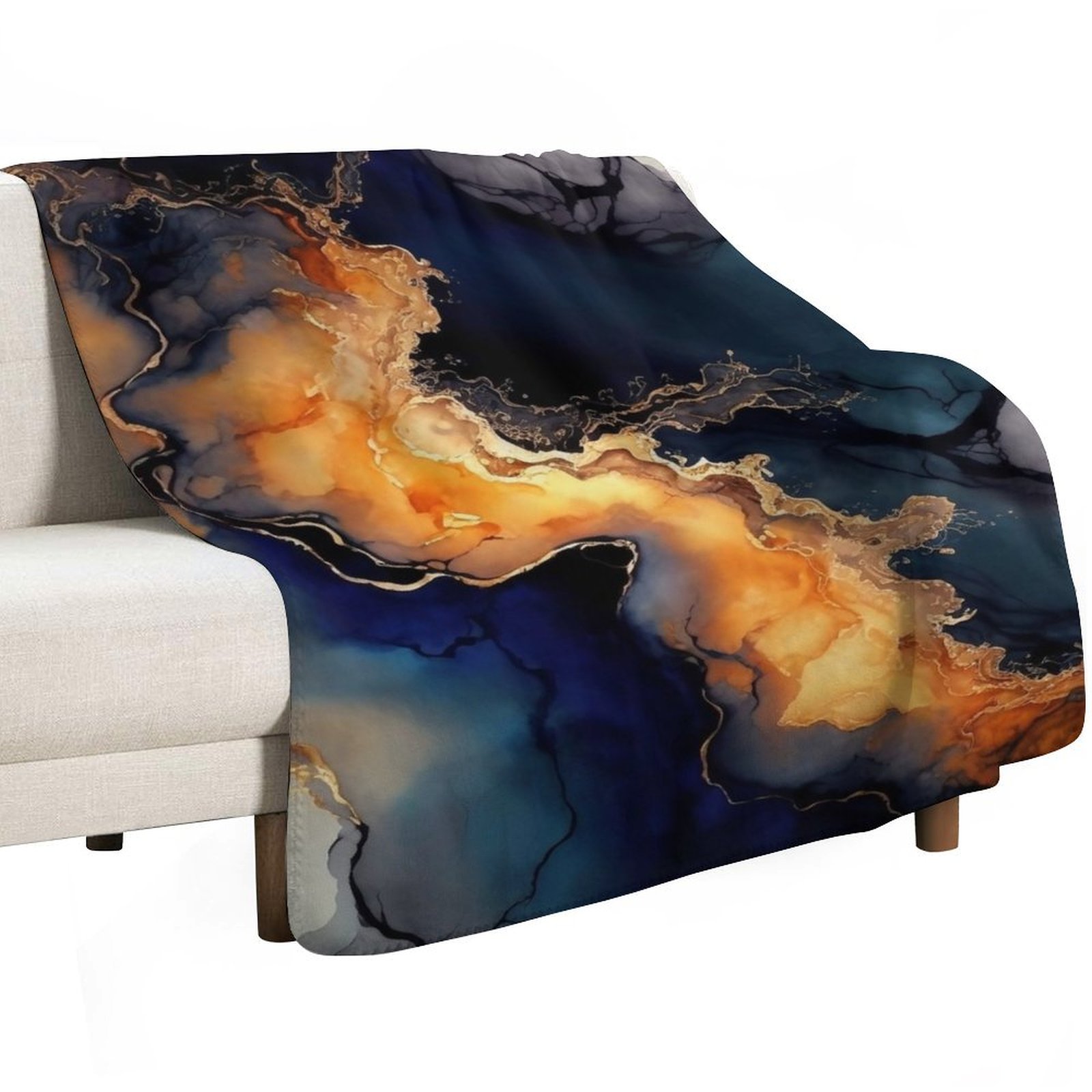 Volcanic Waves - Abstract Alco - Resin Art Alcohol Ink บทวิจารณ์และราคา