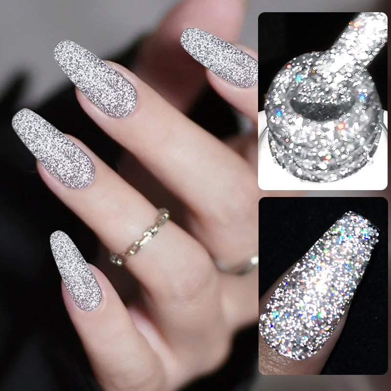 BORN PRETTY 10ml Sliver Reflec - Glitter Powder Resin บทวิจารณ์และราคา