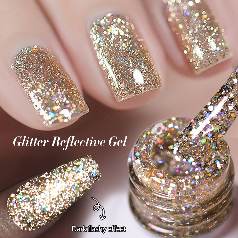 BORN PRETTY 10ml Sliver Reflec - Glitter Powder Resin บทวิจารณ์และราคา