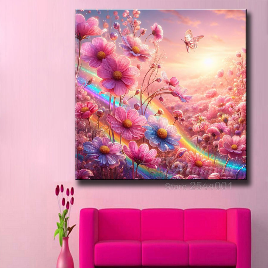 Poured Glue 5D AB Diamond Art  - Resin Art Aesthetic บทวิจารณ์และราคา