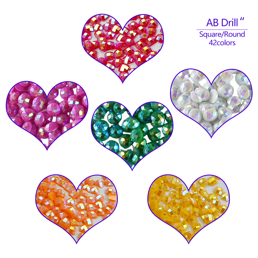 Poured Glue 5D AB Diamond Art  - Resin Art Aesthetic บทวิจารณ์และราคา
