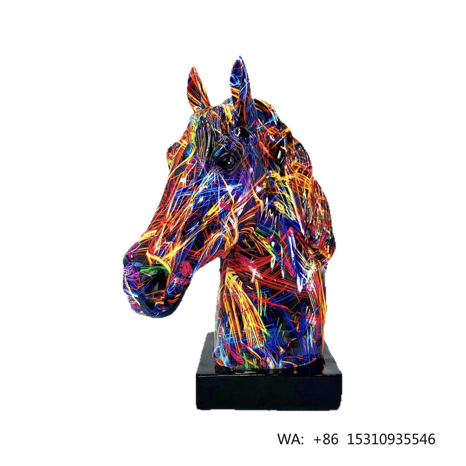 Creative Resin  Horse Head Orn - Resin Art Decor บทวิจารณ์และราคา