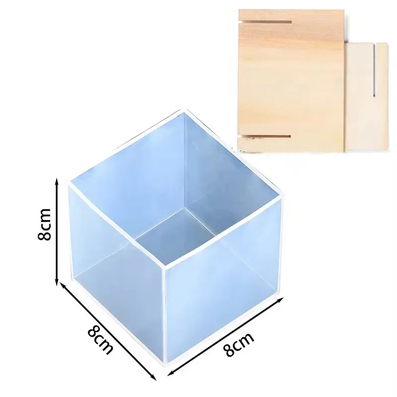 Clear Silicone Cube Molds Larg - Resin Art Cube บทวิจารณ์และราคา