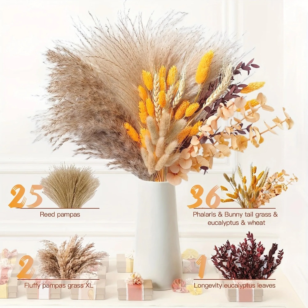 80Pieces Natural Dried Flowers - Dried Flower Pressed บทวิจารณ์และราคา