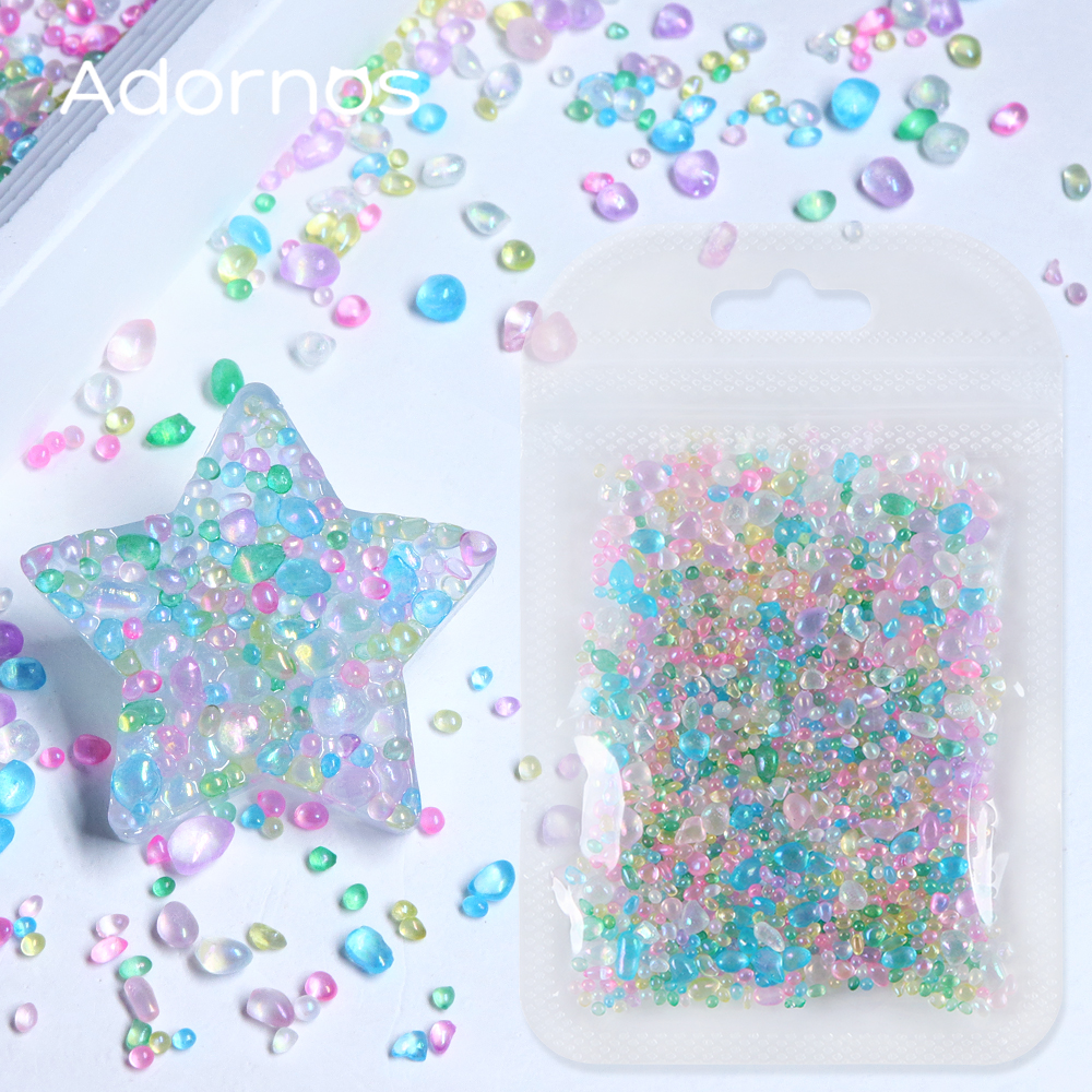 20 g/bag Irregular Round Glass - Resin Art Letters บทวิจารณ์และราคา