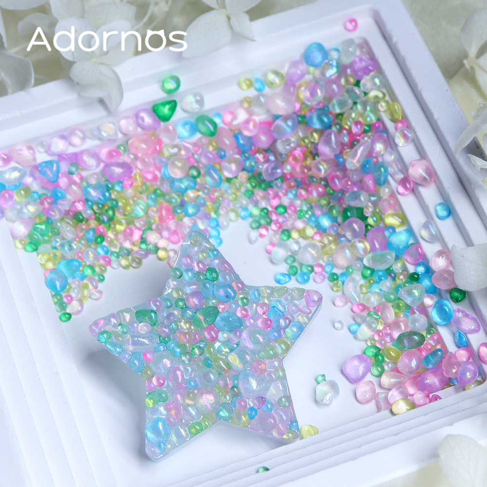20 g/bag Irregular Round Glass - Resin Art Letters บทวิจารณ์และราคา
