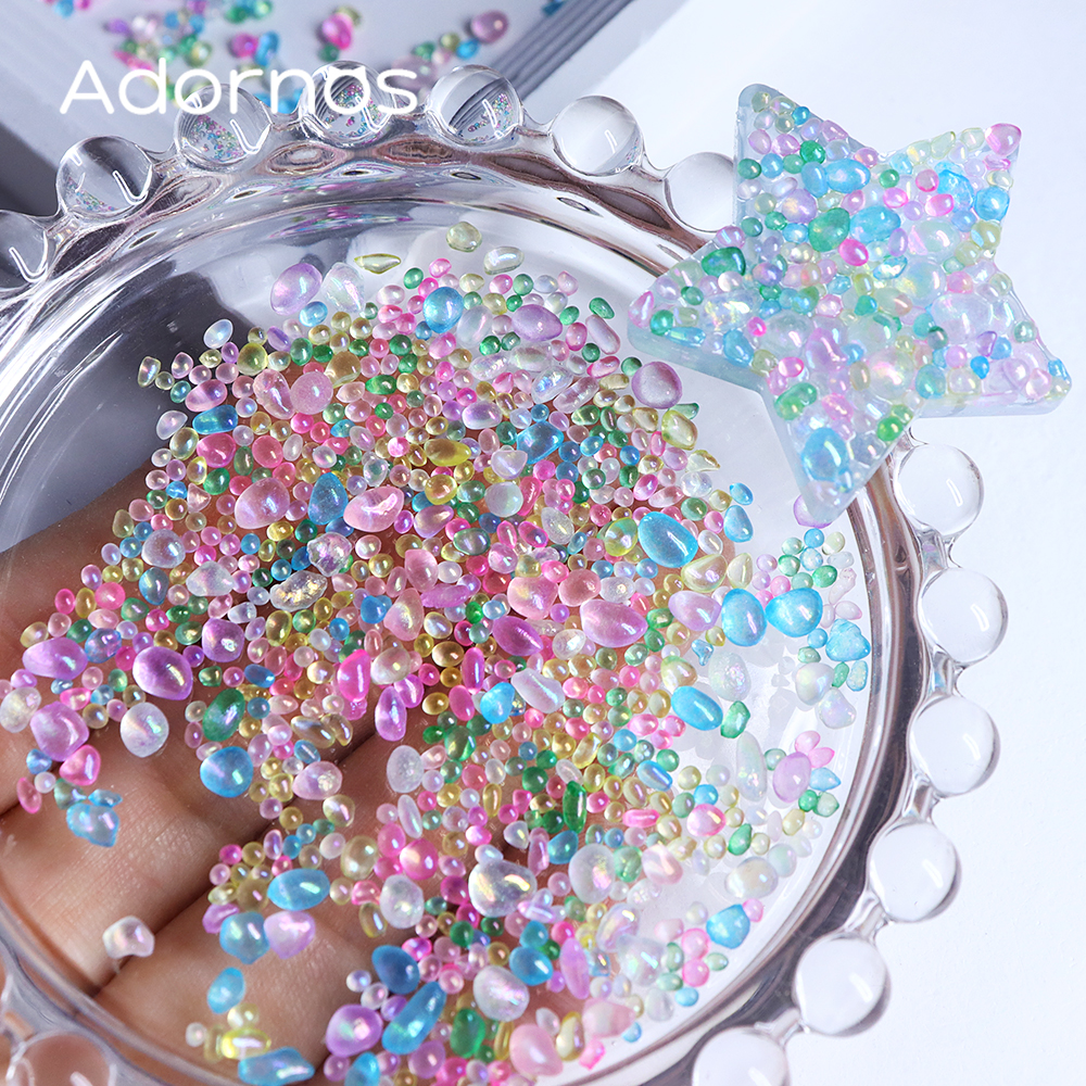 20 g/bag Irregular Round Glass - Resin Art Letters บทวิจารณ์และราคา