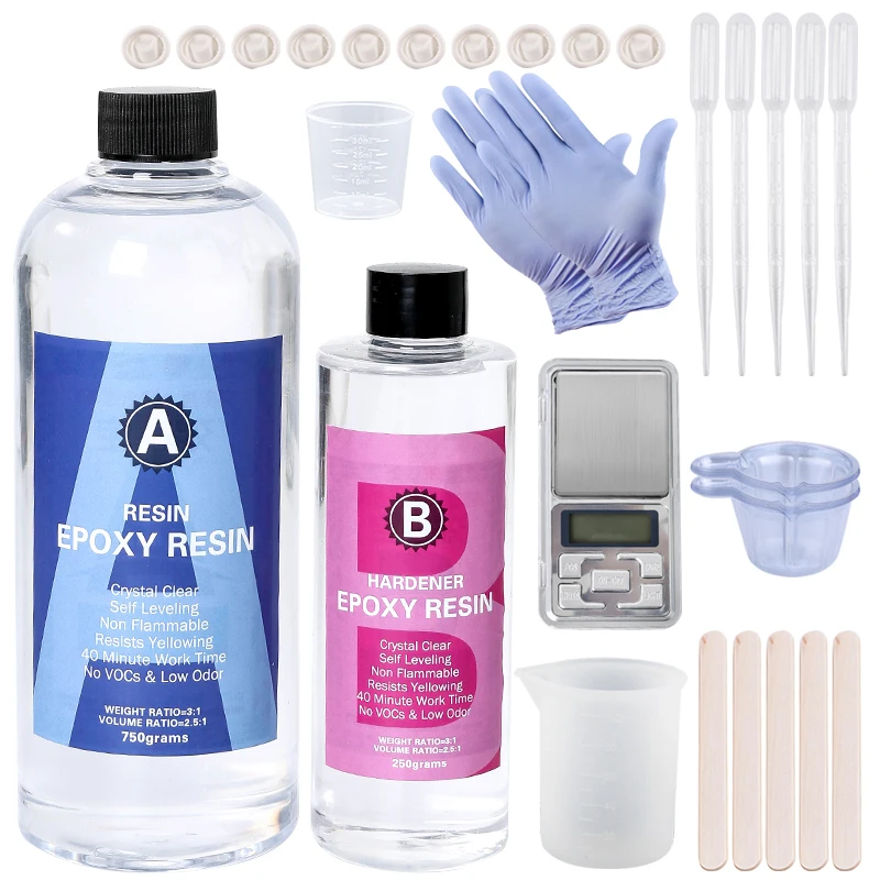 Epoxy Resin Kit Crystal Clear  - Resin Art And Jewelry บทวิจารณ์และราคา