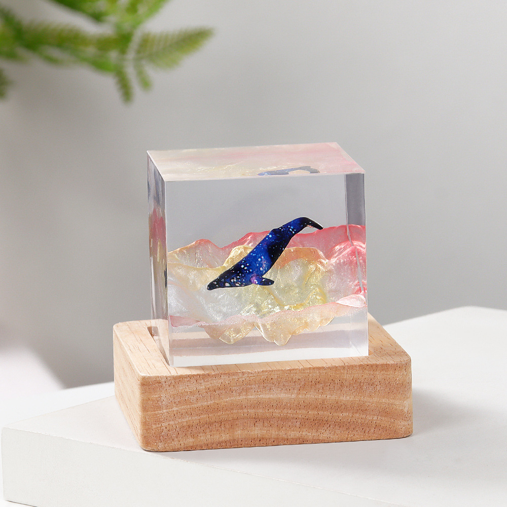 5cm Cube Organism Resin Table  - Resin Art Cube บทวิจารณ์และราคา