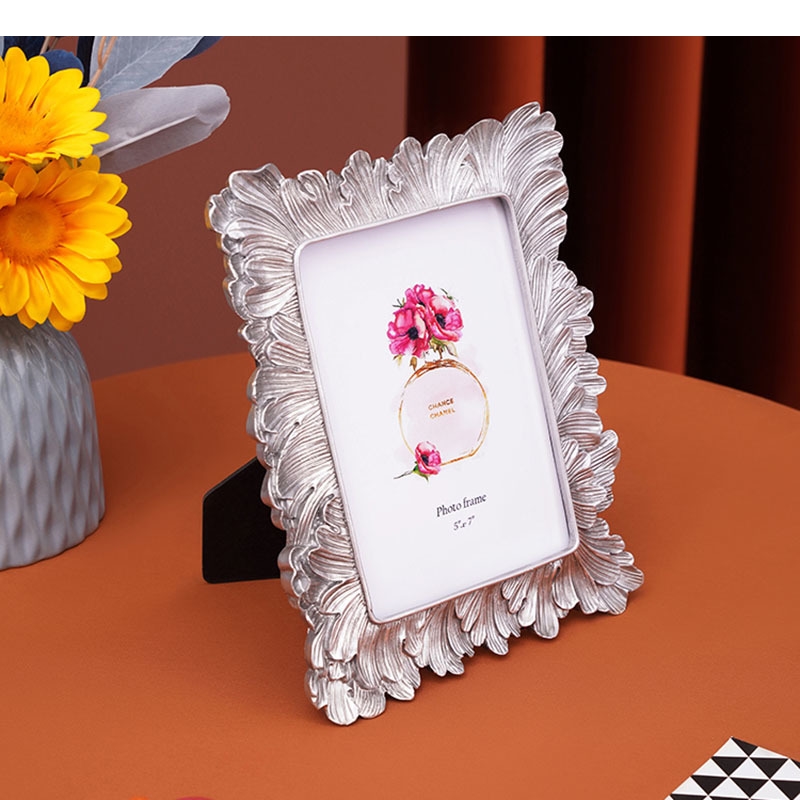 Golden/Silver Leaf Picture Fra - Resin Art Aesthetic บทวิจารณ์และราคา