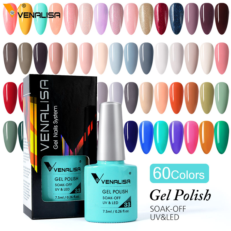 Venalisa 7.5ml Gel Nail Polish - Glitter Powder Resin บทวิจารณ์และราคา