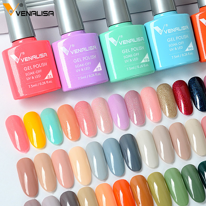 Venalisa 7.5ml Gel Nail Polish - Glitter Powder Resin บทวิจารณ์และราคา