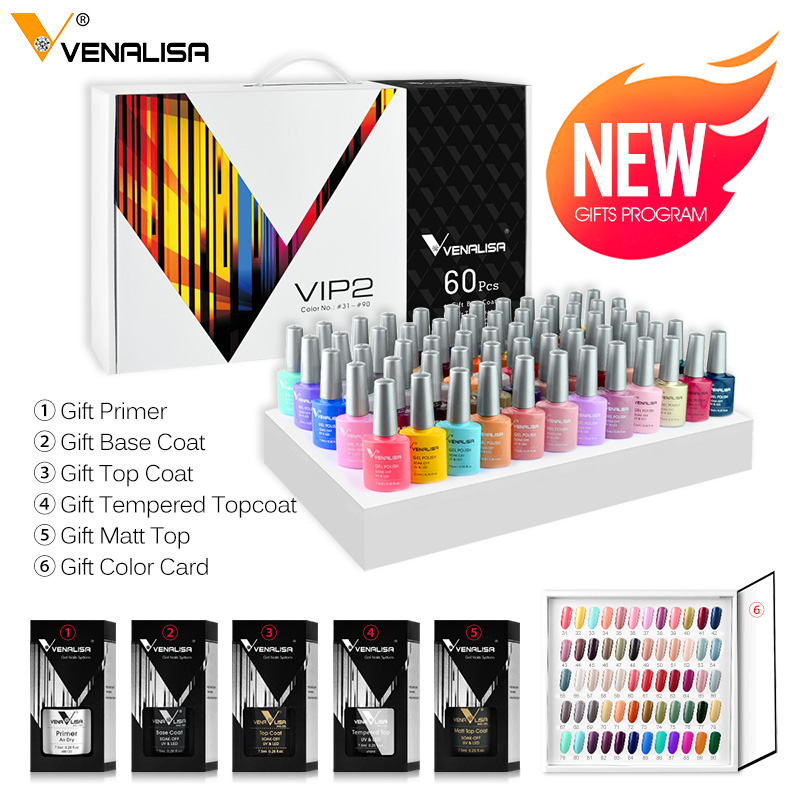VENALISA Nail Gel Polish Semi  - Glitter Powder Resin บทวิจารณ์และราคา