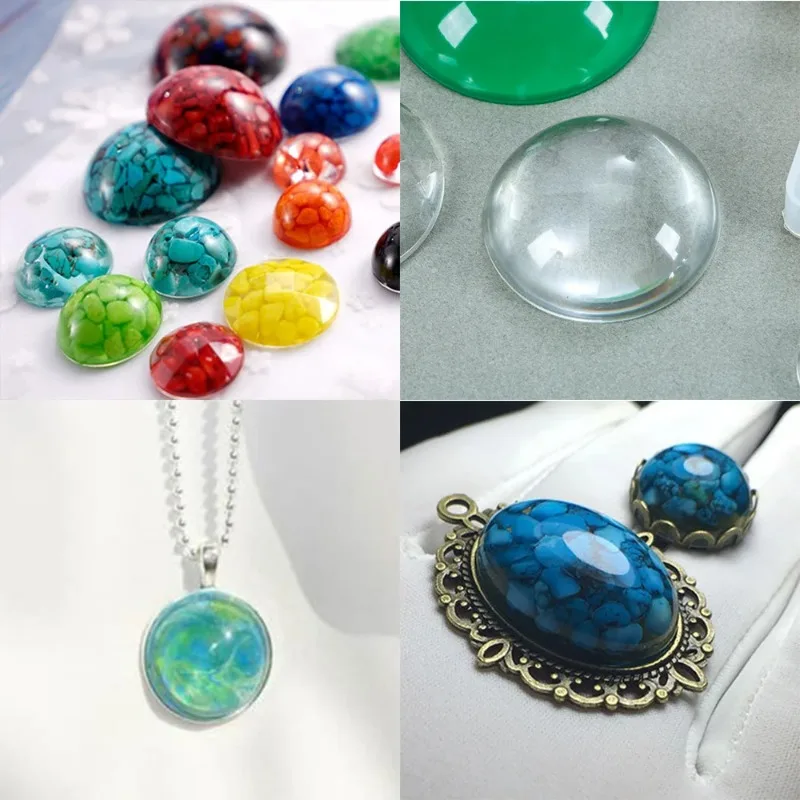 1pcs Silicone Mold half ball O - Resin Art Letters บทวิจารณ์และราคา