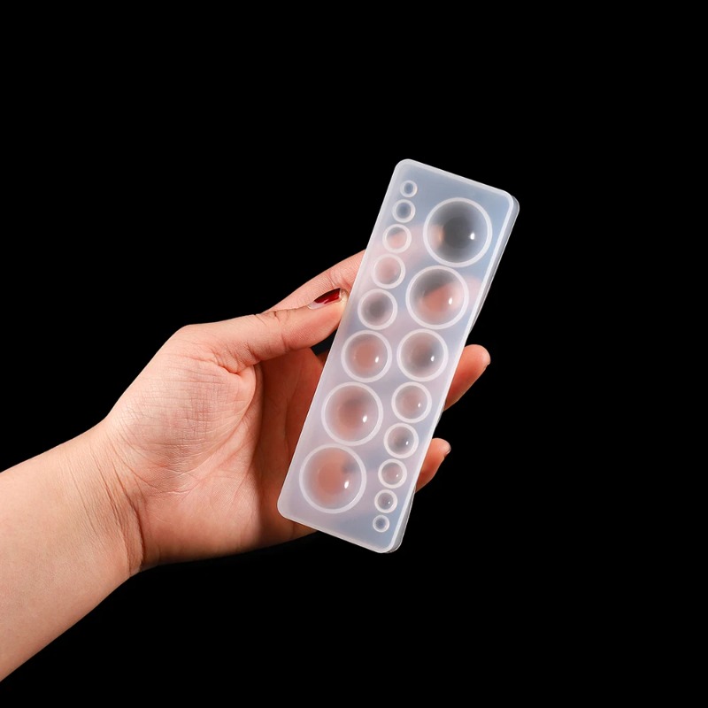 1pcs Silicone Mold half ball O - Resin Art Letters บทวิจารณ์และราคา