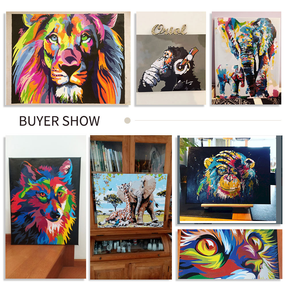 GATYZTORY 60x75cm Painting By  - Resin Art On Canvas บทวิจารณ์และราคา