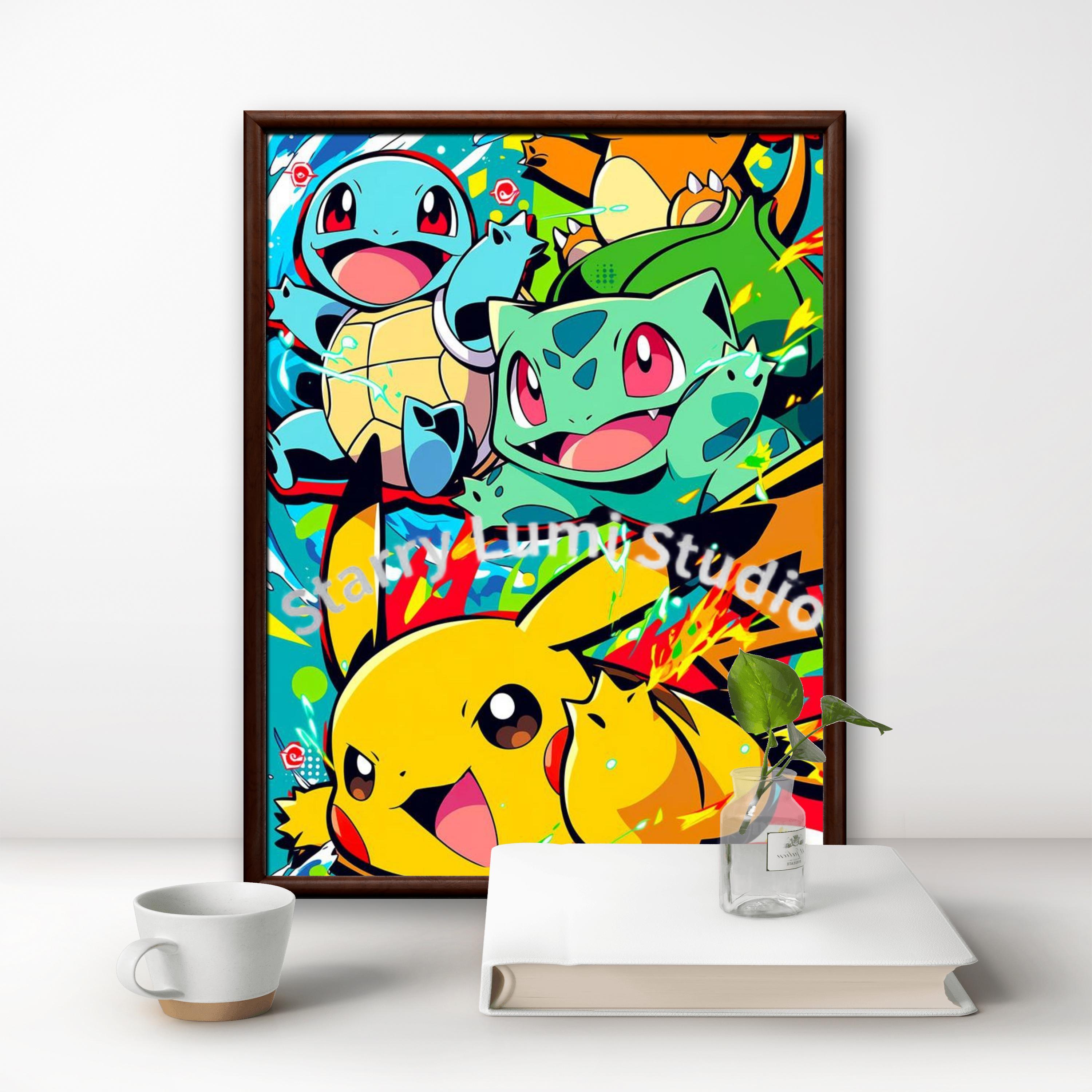 2026 New Pokémon Cute Pikachu  - Resin Art Painting บทวิจารณ์และราคา