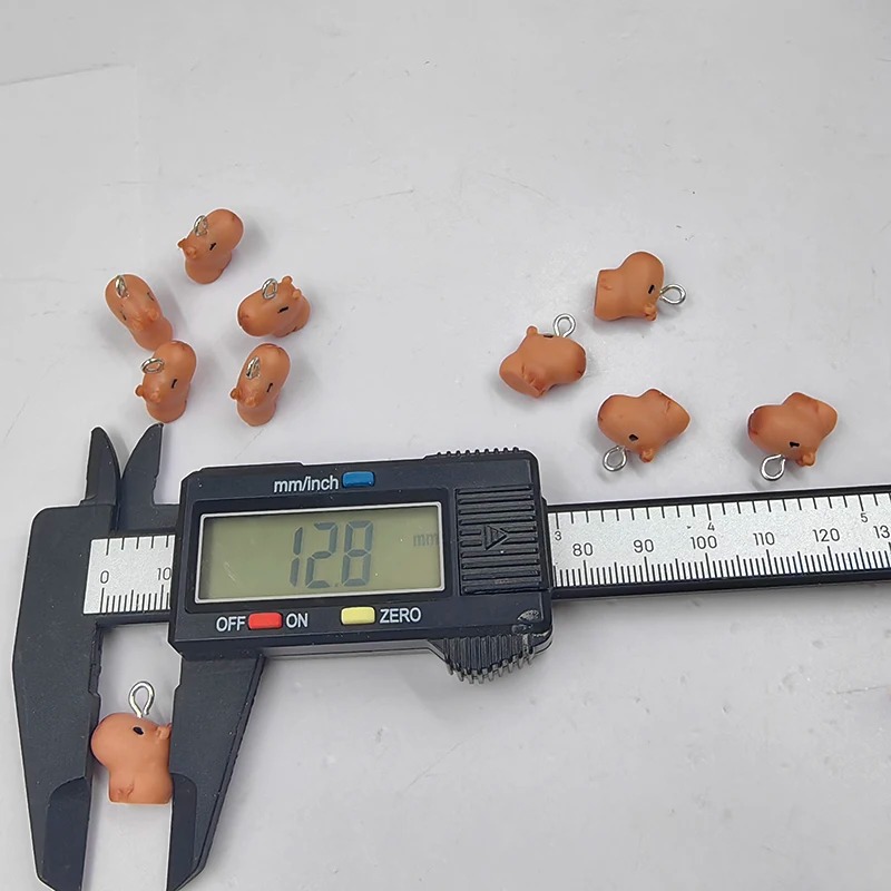 10pcs Cute Small Capybara Char - Resin Art Calligraphy บทวิจารณ์และราคา