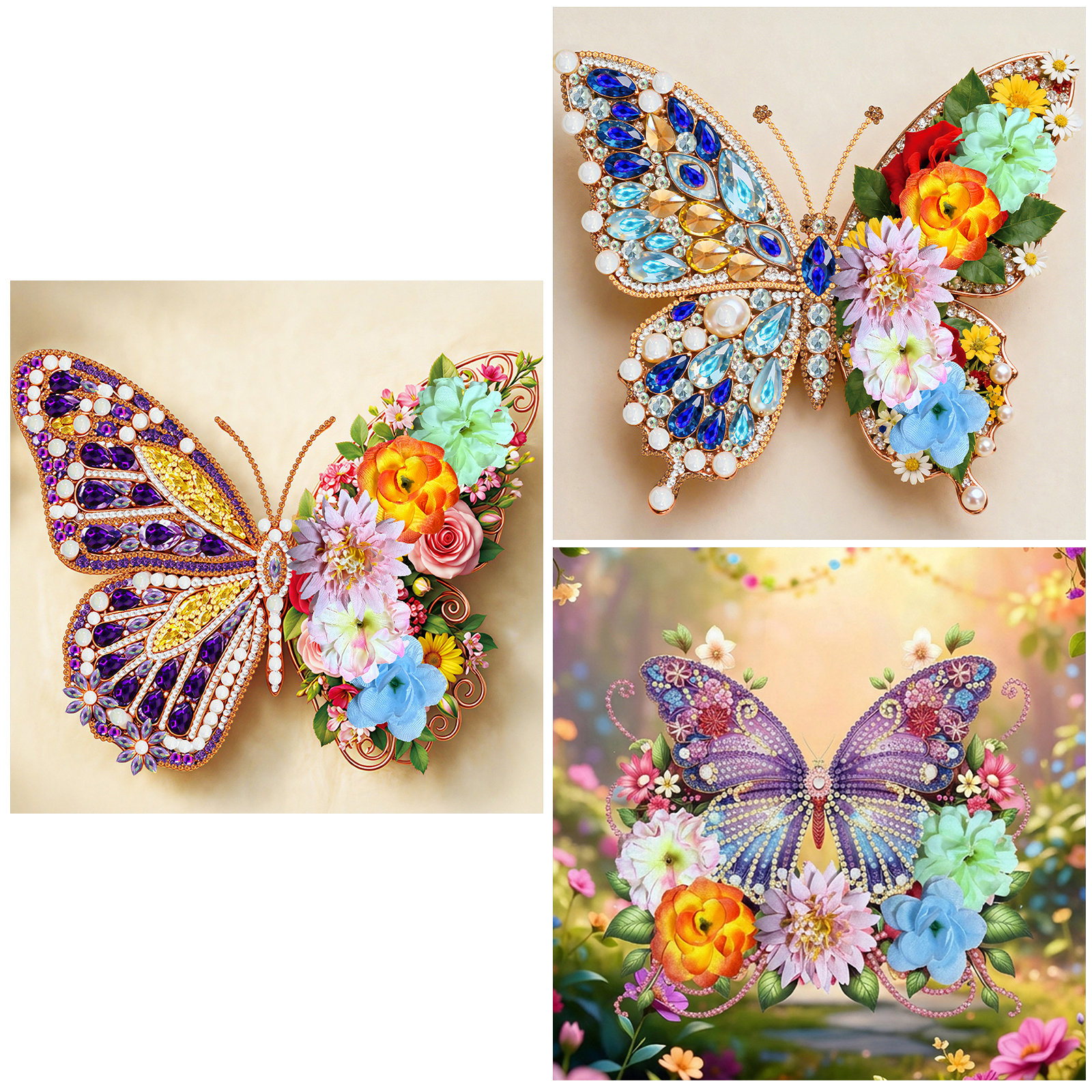 Butterfly DIY Diamonds Dots Ge - Resin Art Painting บทวิจารณ์และราคา